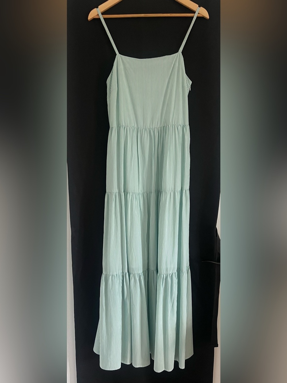 Frank & Oak organic cotton tiered dress - Size small
